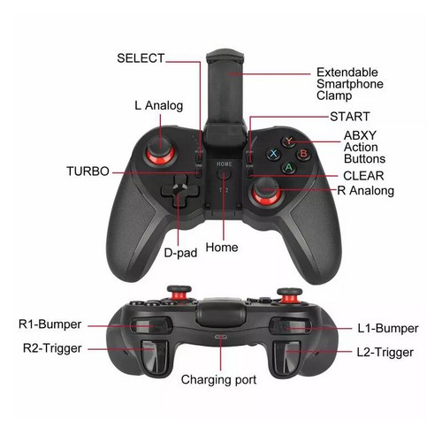 Gamepad Bluetooth/2.4G USB Wireless Controller for PS5 Consoles/Android/iOS - Picture 9 of 11