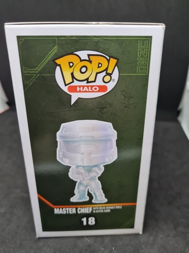 New Funko Pop Halo Master Chief with MA40 Assault Rifle in Active Camo #18 + PP - 第 3/7 張圖片