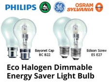 Eco Halogen GLS Clear/Frosted Pearl Light Bulb Lamp 28W 42W 70W 240V