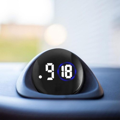 Car Small Digital Clock Motorcycle Stick On Analog Car W K6T0 A3W3 Clocks Z2J9 - Picture 2 of 10