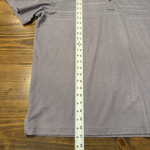 Travis Mathew Polo Shirt Short Sleeve Purple Outdoors Golf Lightweight Mens XXL - Picture 2 of 7
