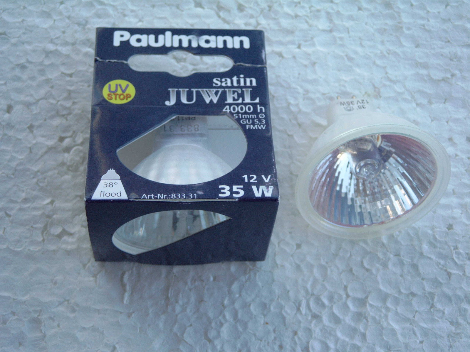 3er Set PAULMANN 833.16 Halogen Juwel Reflektorlampe 3x35W GU5 3  