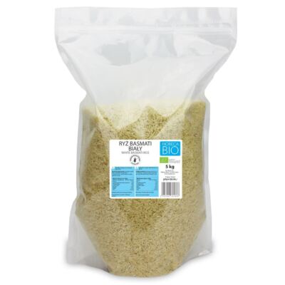 GLUTENFREIER WEISSER BASMATI-REIS, BIO, 5 kg - HORECA