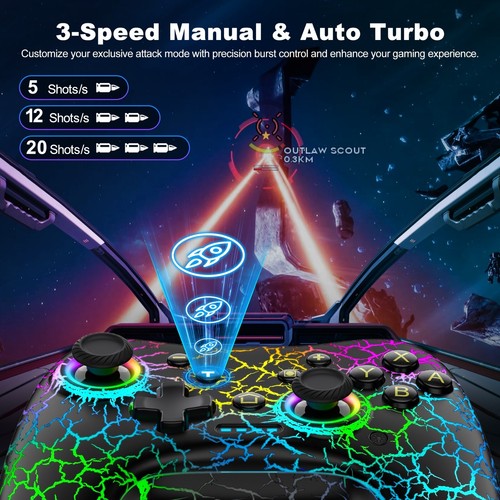 Controlador de juego inalámbrico profesional Gamepad Joystick control remoto para Nintendo Switch OLED - Imagen 2 de 7