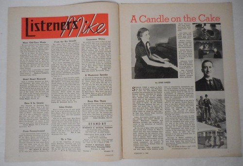 Stand By Magazine Prairie Farmer Radio Weekly WLS Chicago 1938 Feb/Jun Lot of 3 - Picture 3 of 10