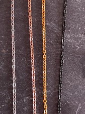 2mm Different Colours Stainless Steel Necklace Chains and Ankle Bracelets