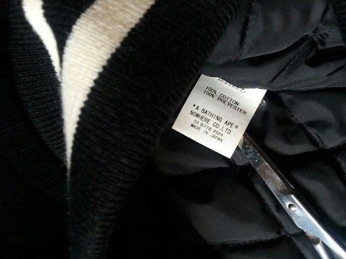 Vintage Bape 05' Stadium Baseball Corduroy Football General A Bathing Ape Jacket - Picture 12 of 12