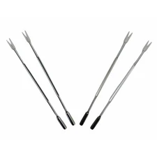6.8" Stainless Steel Seafood Forks Crab Forks Seafood Tool Crab Legs Picks 4 Pcs