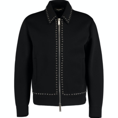 DSQUARED2 Studded Light Weight Jacket - Black - M