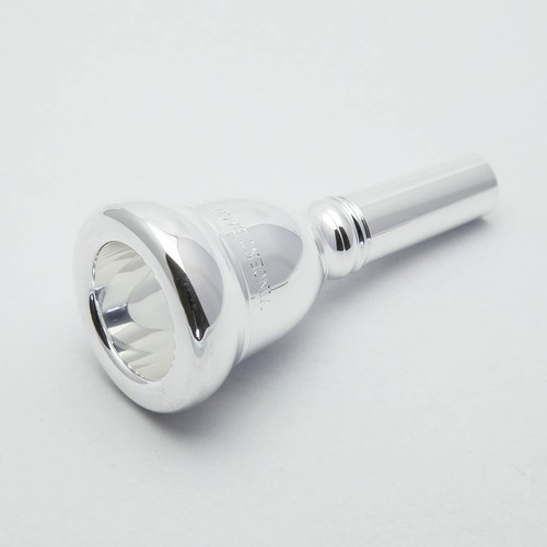 Genuine Bach Silver Large Shank Artisan Bass Trombone Mouthpiece, 1G