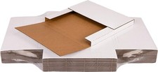 Vinyl Record Mailers 12.4x12.4x1" LP Album Corrugated Cardboard Box-25 Pack