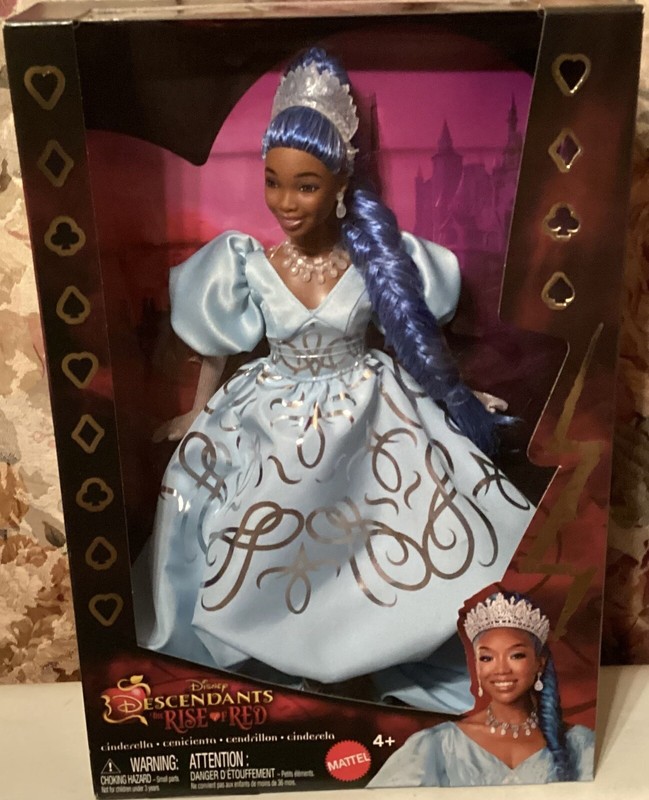 BRANDY  Disney Descendants Rise of Red Queen Cinderella Doll Blue Dress. NRFB.