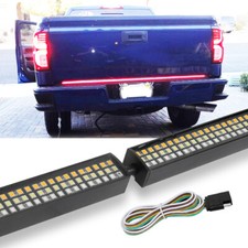 60 Led Tailgate Light Bar Sequential Turn Signal For Chevy Silverado 1500 Ltls