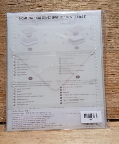 Stampin Up! Sizzix Big Shot Edgelits Hometown Greetings 144671 - Picture 2 of 3