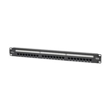 Tripp Lite N252-P24 Cat6 24-Port PoE RJ45 Patch Panel, 568A/B,1U Rackmount