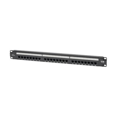 Tripp Lite (N252-P24) Cat6 24-Port PoE+ RJ45 Patch Panel, 568A/B,1U Rackmount