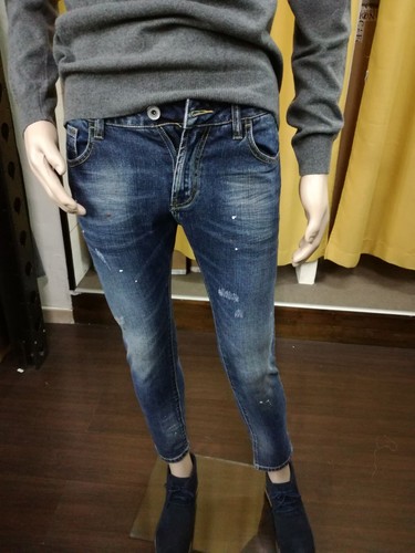JEANS UOMO SUPER SKINNY MATT DAVIS ART.AI/17 85 STRAPPI MACCHIATO GAMBA  STRETTA | eBay