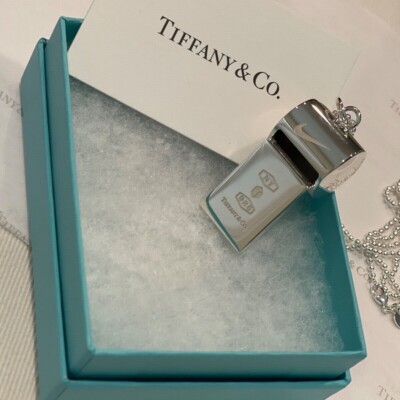 Tiffany &Co x Nike *New In Box* Silver Whistle Pendant & Chain All