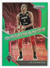 2021 Prizm WNBA Dominance Green Prizm #14 Liz Cambage Las Vegas Aces