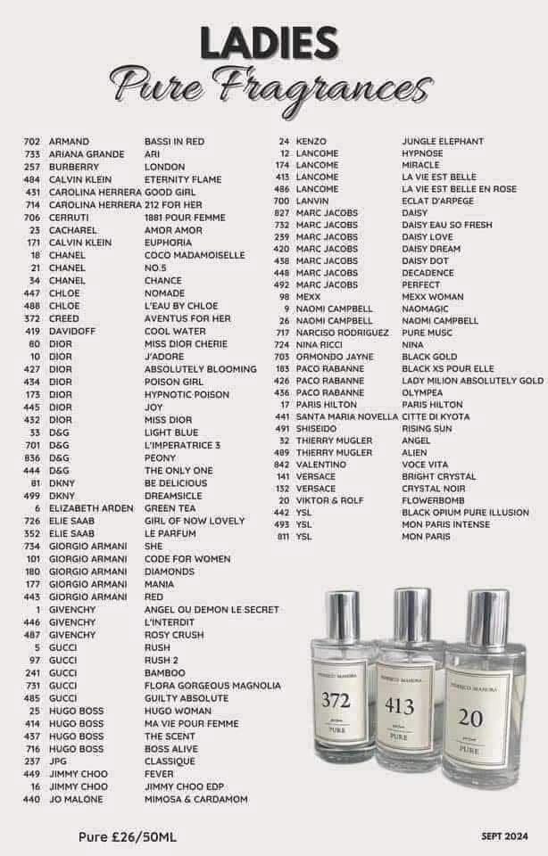 Fm World Federico Mahora Aftershave List Pure Royal 141 Federico