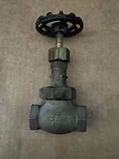 Crane 1/2" Brass Globe Valve Cat 382P 300 1000 WOG Threaded