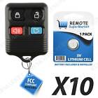 Lot 10 Wholesale Bulk Remote Fob for Ford 1998-2016 Taurus 2002-2005 Thunderbird