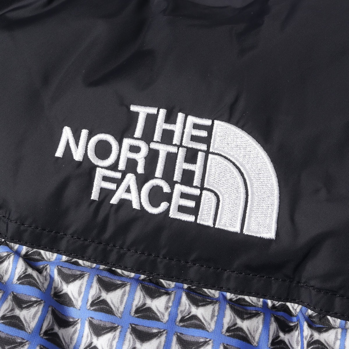 Supreme X THE NORTH FACE 21SS Studded Nuptse Jacket Blue Size S