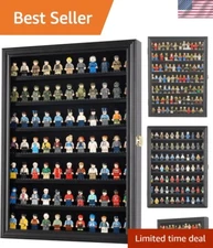 Minifigure Display Case - Building Block Toy Minifigures Display Case Minifig...
