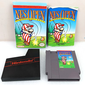 Nintendo NES Open Tournament Golf Video Game CIB Working MARIO Golf Orginal Box