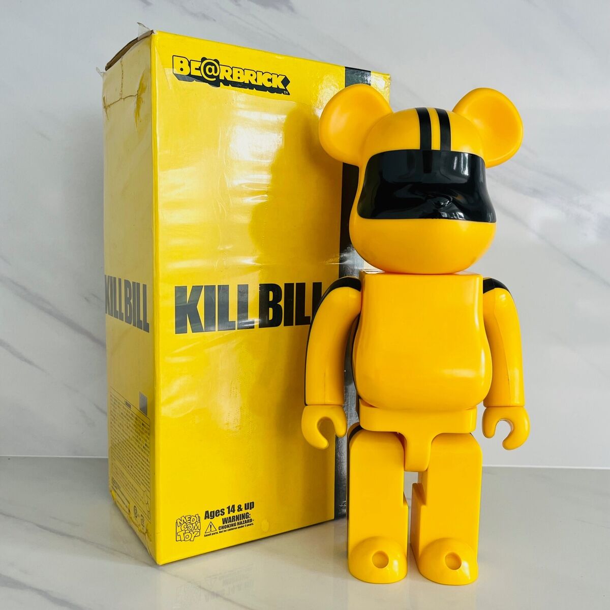 MEDICOM BEARBRICK 400% New in Box KILL BILL Vol. 1 Yellow Be MEDICOM BEARBRICK 400% New in Box KILL BILL Vol. 1 Yellow Be