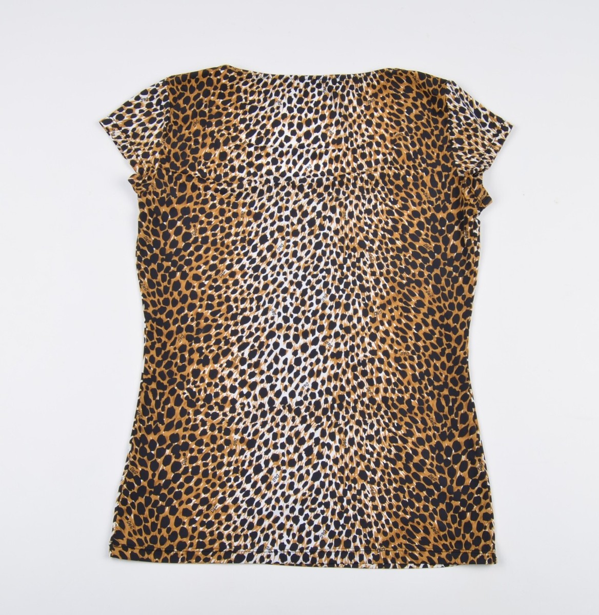 【送料&関税込】Dolce & Gabbana Animal Print Logo Plaque Auth Dolce & Gabbana leopard-print Medium DG Logo card