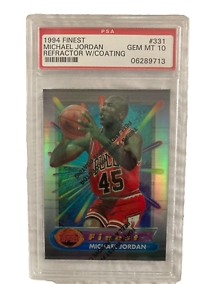 1994 Finest Michael Jordan Refractor w/Coating PSA 10 | eBay 1994 Finest Michael Jordan Refractor w/Coating PSA 10 | eBay