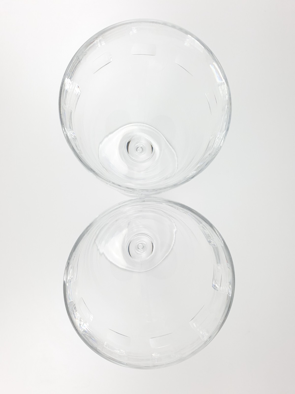 2 x Rare John Rocha Waterford Crystal Geo Pattern Wine Glasses Signed