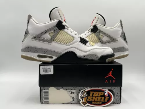 Nike Air Jordan 4 Retro White Cement 2016 Size 11 Authentic AJ4 Used OG Vintage