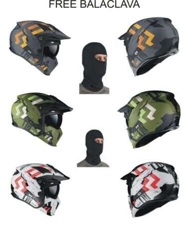 MT Street Fighter Completo Todoterreno Calavera Adventure Cascos