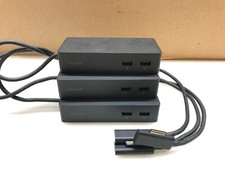 Lot of 3 Microsoft Surface Model 1661 Docking Station - Black Dock Only 
