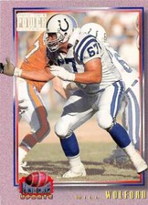 WILL WOLFORD 1993 PRO SET POWER UPDATE MOVES #18 COLTS  (BOX 43) ID:14025