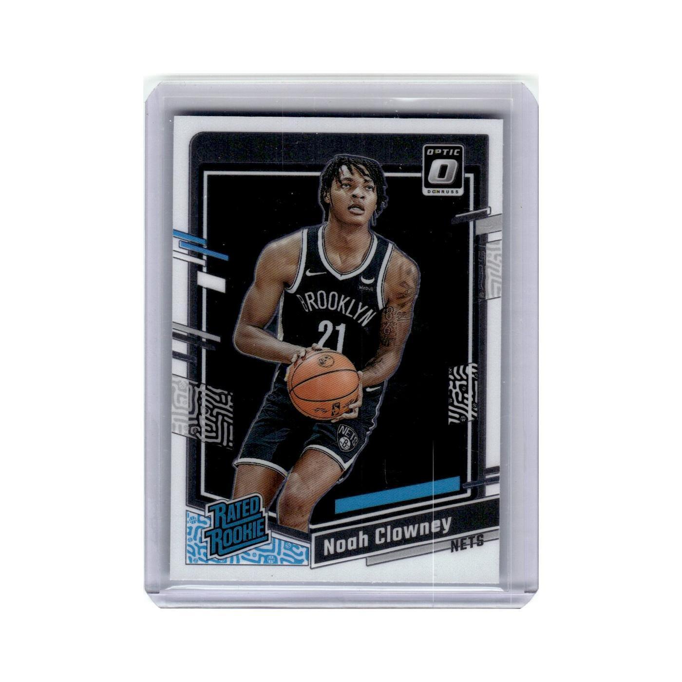 Noah Clowney Rookie 2023 Donruss Optic #205 Brooklyn Nets Basketball Card NM