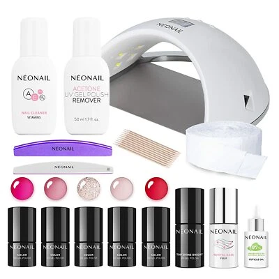 NeoNail NEONAIL Starter Set ADORABLE Pink, Rot, Beige Nagellack Geschenkbox