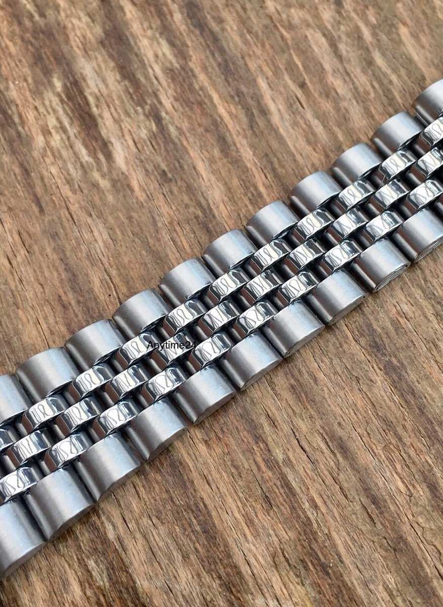 Classic Jubilee Bracelet 18-24mm Spring Straight End Fit Rolex