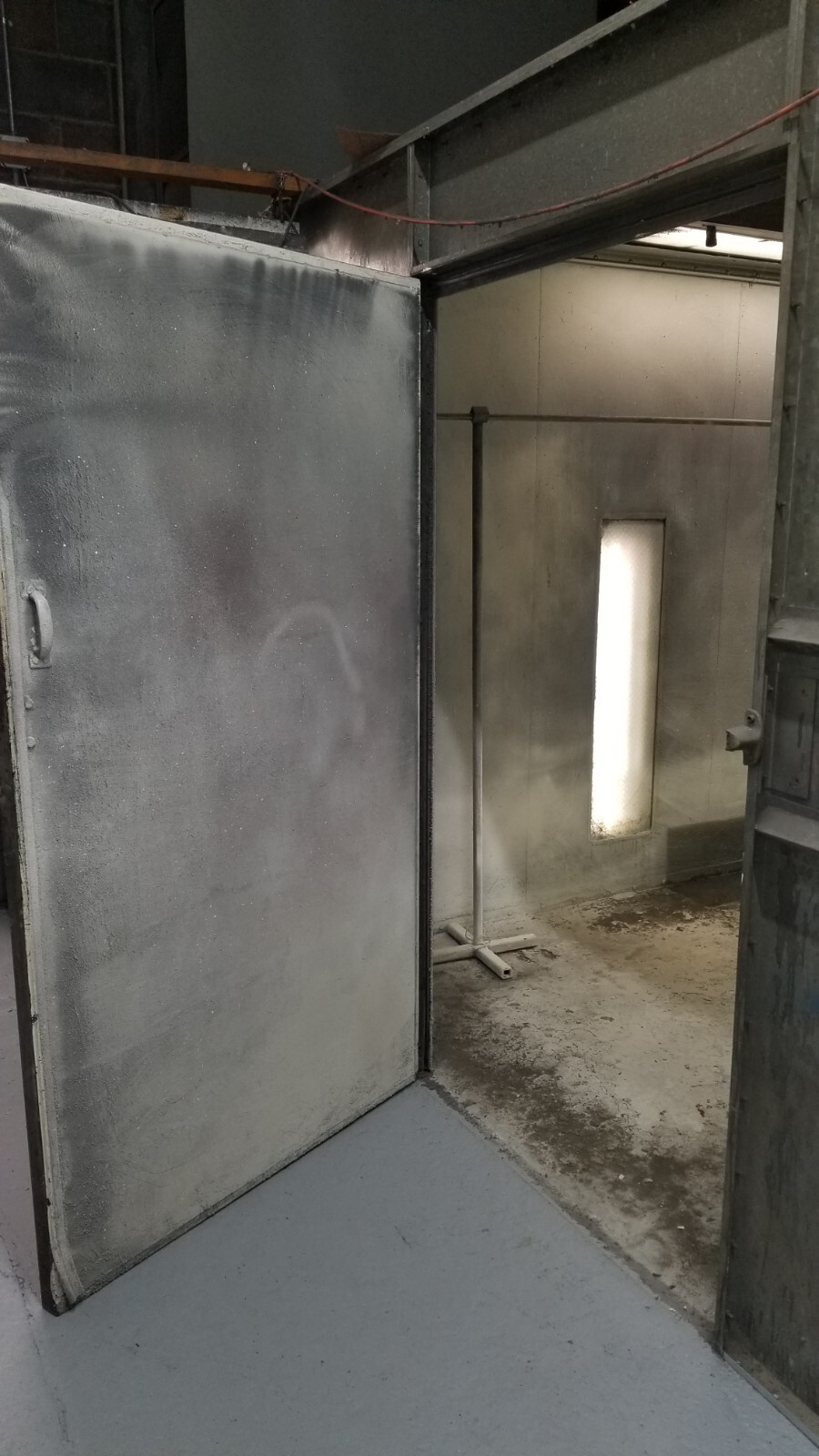 JBIClean Shop paint spray booth Side/Down draft style w/ fire
