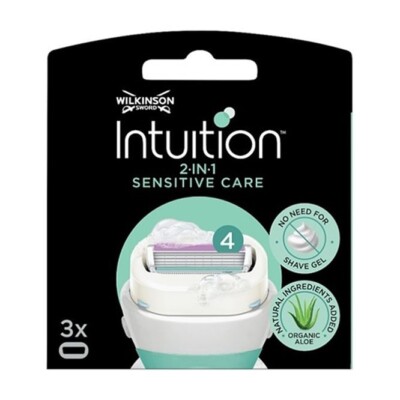 Wilkinson Intuition Sensitive Care Rasierklingen 3er Pack ProVitamin B5 Klingen