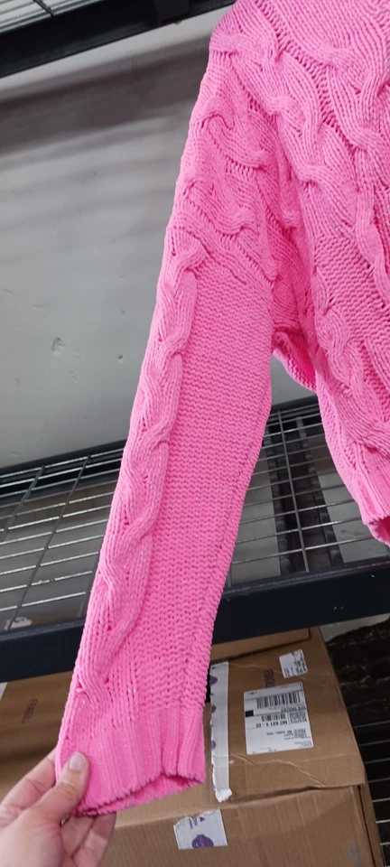 New Girls Justice Gray Hooded Sweater Size 16/18 C37 - Image 2 of 4