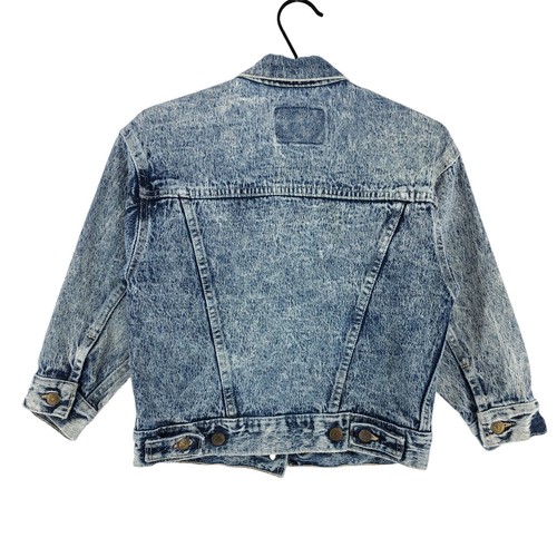 Vintage Levi's Ostrich & Co Denim Trucker Jacket Girls SIZE S - Picture 2 of 8