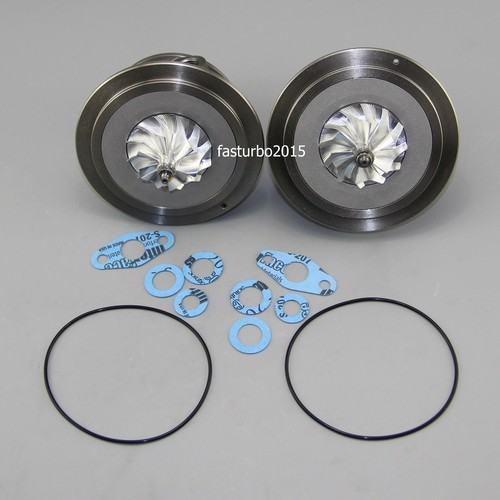 Pair Upgrade Turbo Cartridge Chra for 2010-15 Ford Flex Lincoln Ecoboost V6 3.5L - Foto 10 di 12