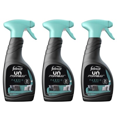 3 x Febreze Unstoppables Stoff Erfrischungsspray 500ML