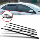 <!--F#f_0-->4PCS Weatherstrip Door Glass Molding Belt For Toyota Corolla Sedan 2007-2013<!--F/-->