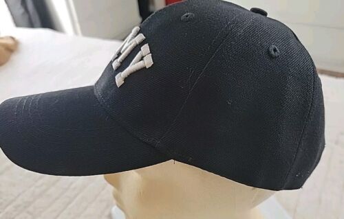 Gorra/sombrero de béisbol ajustable del ejército negro talla 58 cm - Imagen 2 de 6
