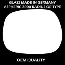 Stick On Fits Toyota Rav 4 2000-2003 Wing Mirror Glass, Right Side Wing Mirror