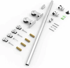4-16FT Stainless Steel Sliding Barn Door Hardware Closet Track Kit Single/Double